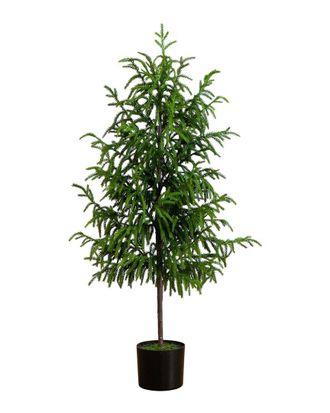 Nearly Natural 4Ft Artificial Norfolk Pine Tree