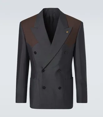 Versace Medusa wool and mohair blazer