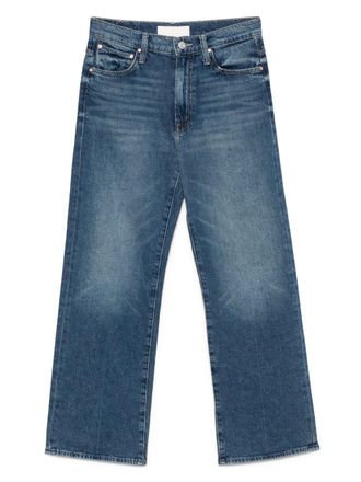 Mother Womens The Dodger Ankle blue Jeasn