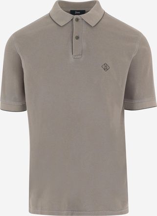 Herno Baumwoll-Poloshirt mit Logo