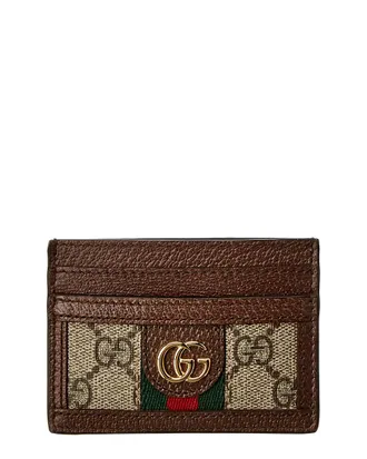 Gucci Ophidia Gg Leather Card Case