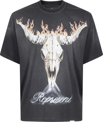Represent British Cowboys T-shirt - Heren - Polos - Zwart - L - Tops