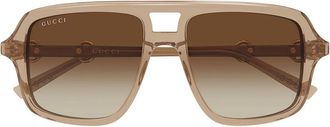 Gucci Sunglasses Gg2052 S 010 Brown/Brown Gradient Woman