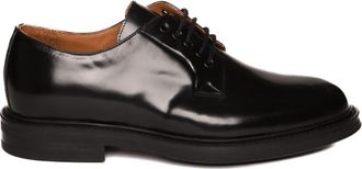 Frau Bristol Derby - Heren - Veterschoenen - Zwart - 45 EU - Leer - Schoenen