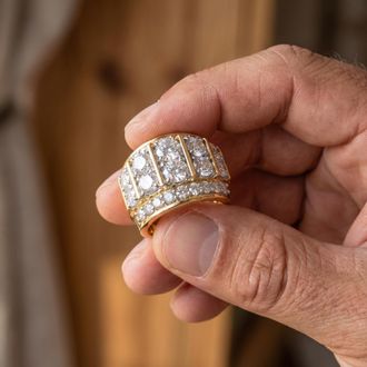 Pompeii3 7Ct Diamond Ring in 10k Gold Lab Grown