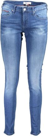 Tommy Hilfiger Jeans, Dames, Blauw, W25 L32, Katoen, Sophie Low Rise Skinny Jeans