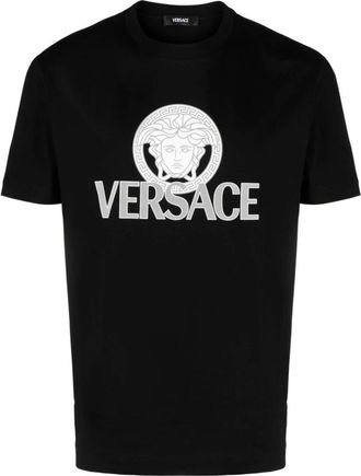 Versace Hombre, Camisetas, Negro, Talla: S