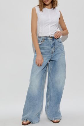 Tory Burch Sleeveless Top, Womens, White