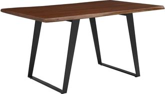ModWay Viggo 60In Live Edge Acacia Wood Dining Table