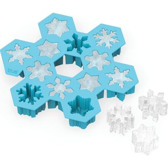 TrueZoo Snowflake Silicone Ice Cube Tray in Blue at Nordstrom
