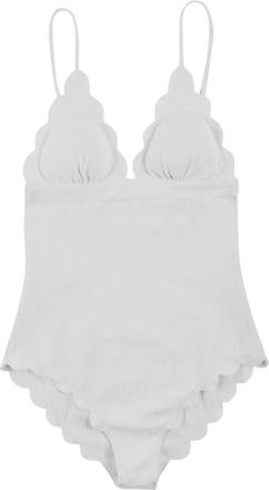 Marysia Swim Wit schelprand badpak - Dames - Badpakken - Wit - XS - Badmode