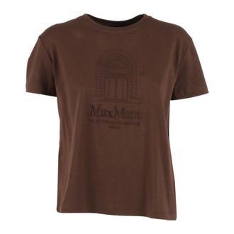 Max Mara Dames, Tops, Bruin, Maat: XL Katoen