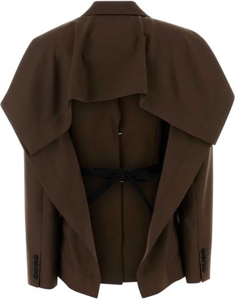 Loewe Wool Blazer - Brown