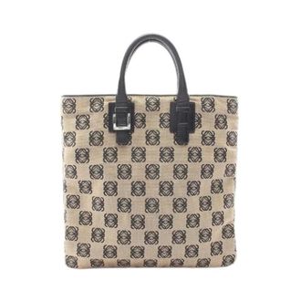 Loewe Pre-owned Anagram Tote Bag - Pre-owned - Mujer - Beige - ONE SIZE