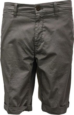 Mason's Stretch Klassieke Chino Slim Fit Broek - Heren - Korte Broeken - Grijs - S - Katoen - Korte Broeken