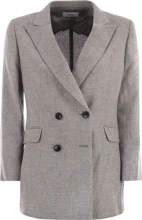 Saulina Milano Blazer doppiopetto Anita - Grigio