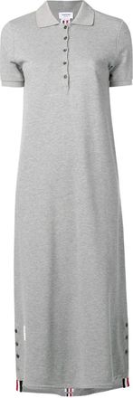 Thom Browne Polo lunga - Grigio