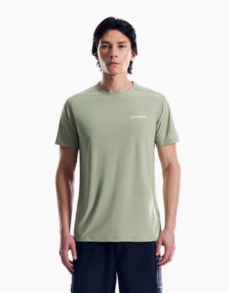 Berghaus Mens Berghaus 24/7 Crew Short Sleeve Tech Tee - Green - Size: 42