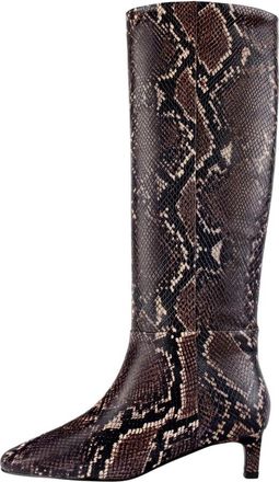 L37 Stijlvolle Modieuze Schoenen en Accessoires - Dames - Laarzen met Hak - Bruin - 37 EU - Schoenen