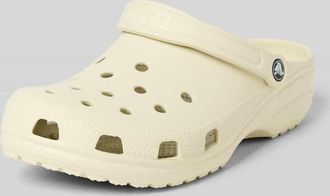 Crocs Hausschuhe mit Label-Detail in Sand, Größe 41/42