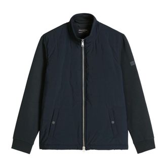 Marc O'Polo Jassen, Heren, Blauw, XL, Katoen, Hybrid Sweat Jacket