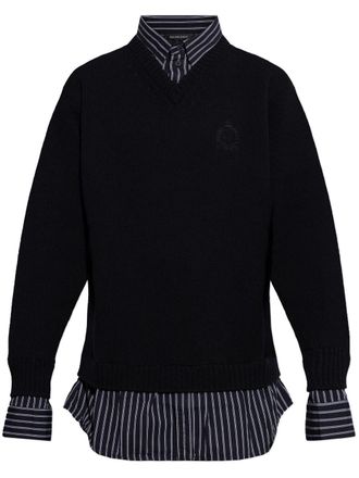 Balenciaga Gelaagde trui - Zwart