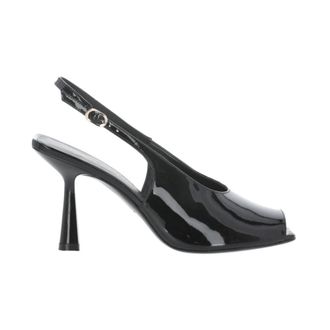 Stuart Weitzman High Heel Sandals, female, Black, Size: 7 1/2 US Val Slingback 85