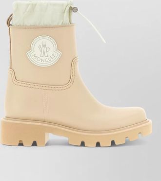 Moncler pvc ankle rain boots
