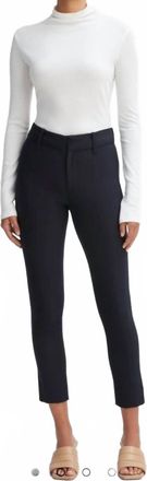 Vince High Rise Cigarette Pant In Coastal Blue