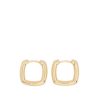 Tom Wood Small Frame Square Hoop Earrings
