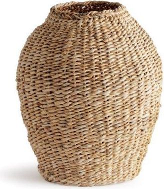 Napa Home & Garden Abaca Teardrop Vase in Beige at Nordstrom, Size Small