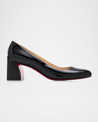 Christian Louboutin 55mm Miss Jane Patent Leather Pumps