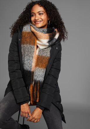 Kangaroos Winterjacke KANGAROOS, Damen, Gr. 32, schwarz, Obermaterial: 100% Polyester. Futter: 100% Polyester. Wattierung: 100% Polyester, figurumspielend, Ripp