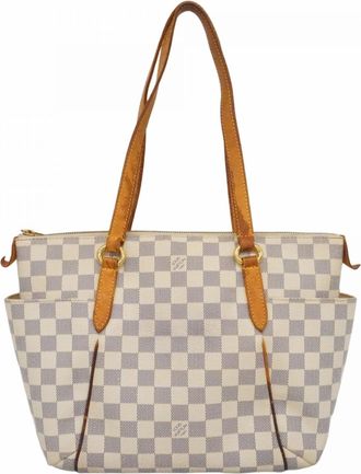 Louis Vuitton White Tote Bag (Pre-Owned)