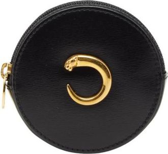 Cartier Pre-owned Wallets, female, Black, Size: ONE SIZE Pre-owned Leather Wallet