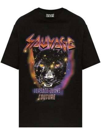 Versace Jeans Couture printed t-shirt - Black