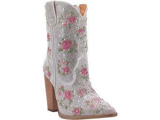 Dingo Neon Moon Leather Bootie Womens Shoes : 8.5 B - Medium