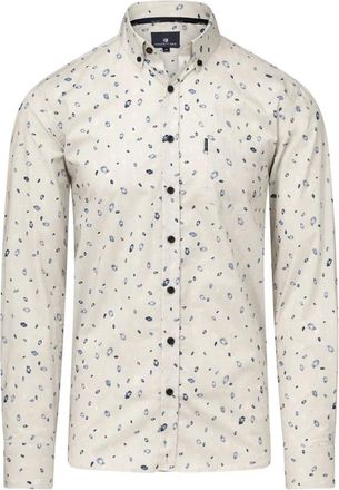 State of Art Heren, Overhemden, Beige, Maat: 2XL