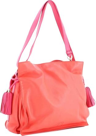 Loewe Flamenco Bag Leather Small shoulder bag - Roze