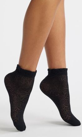 Stems Sweet Florence Lace Socks in Black at Nordstrom