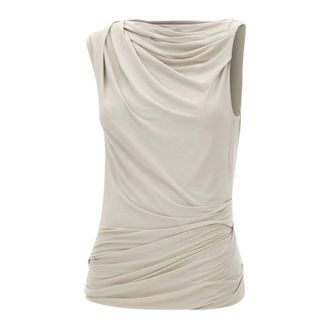 Entire studios Drape Tank - female - ENTIRE STUDIOS - Sleeveless Tops - Gray - XS - Tops