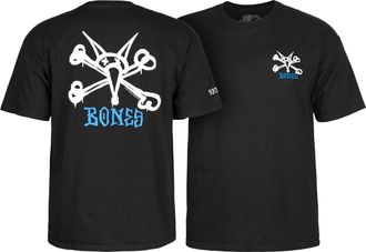 Powell Peralta Rat Bones T-Shirts, Black, 3XL
