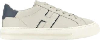 Hogan Rebel Sneakers - Heren - Sneakers - Grijs - 42 1/2 EU - Leer - Schoenen