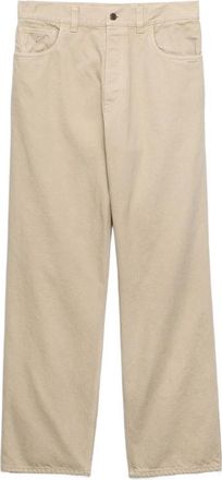 Prada Logo-plaque Straight-leg Jeans