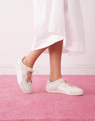 Puma Speedcat GO - Scarpe Mary Jane beige-Bianco