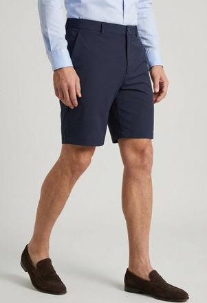 Calvin Klein Shorts CALVIN KLEIN 9 IN SLIM REFINED COTTON STRECH, Herren, Gr. 30, N-Gr, schwarz sapphire, Web, Obermaterial: 90% Baumwolle, 8% Elastomultiester, 2%