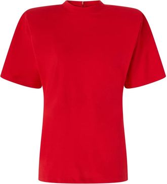 Pinko Blusa con cintura - Rosso