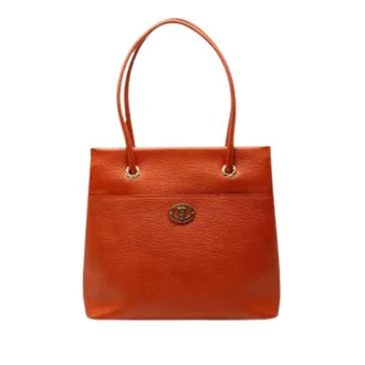 Burberry Pre-owned Shoulder Bags, female, Orange, Size: ONE SIZE Pre-owned Tote Bag