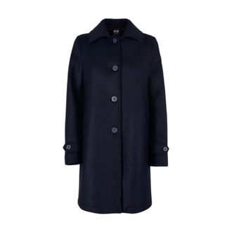 Colmar Single-Breasted Coats, female, Blue, Size: XL piumini e parka poliestere
