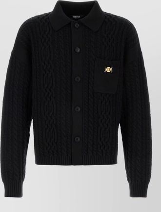 Versace virgin wool cardigan